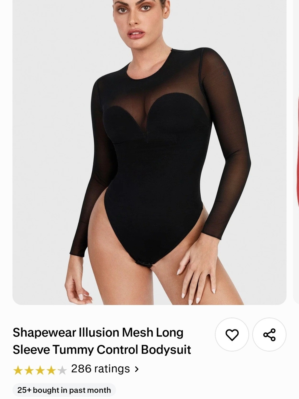 2 Popilush Mesh Bodysuits NWT
